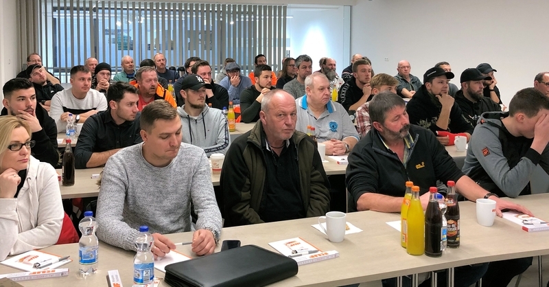 50 Teilnehmer aus Bauausführenden Unternehmen nahmen am Seminar in Wilburgstetten teil